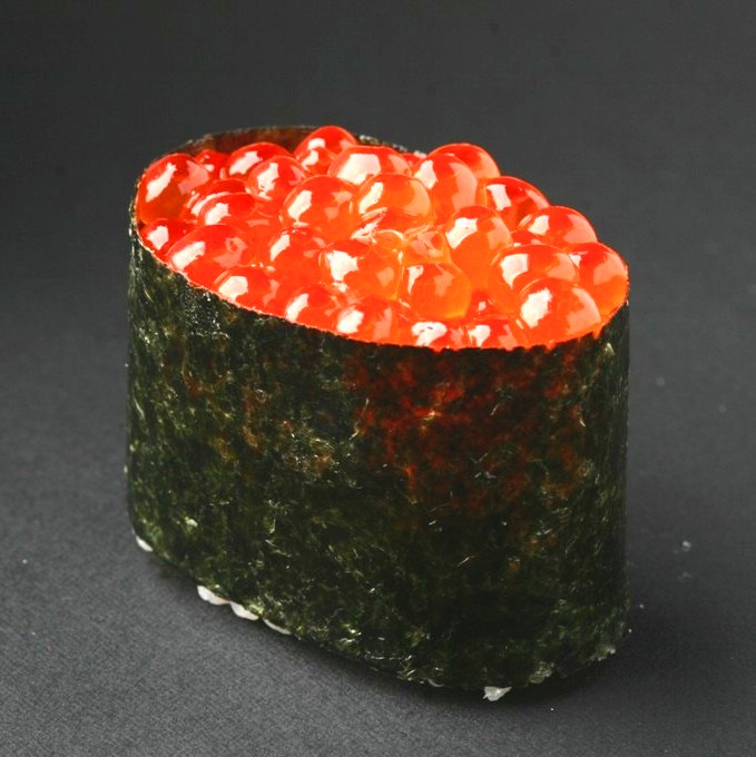 柿家すし 〈軍艦〉　いくら