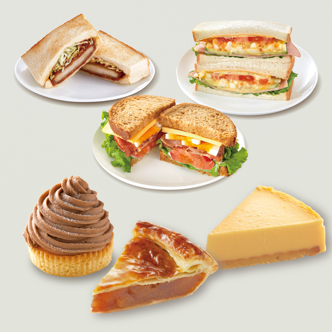 上島珈琲店 サンドウィッチ＆ケーキセットA