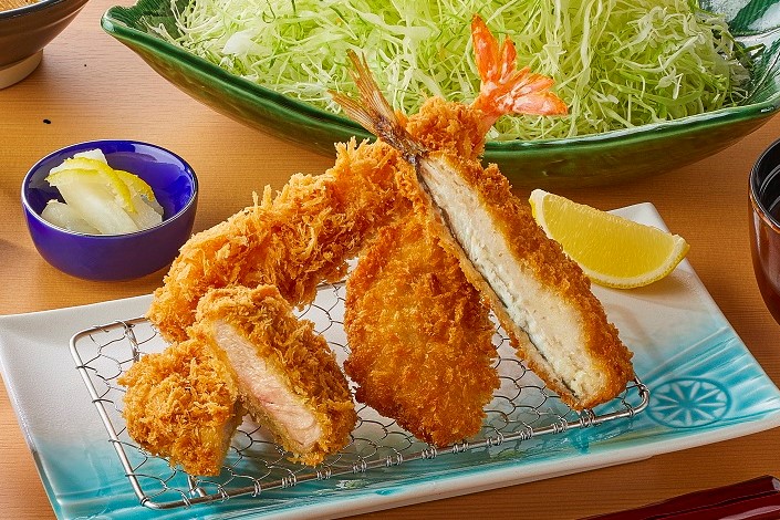 とんかつ新宿さぼてん おかずパック (五島列島産鯵アジフライ  海老フライ・ひとくちヒレかつ)