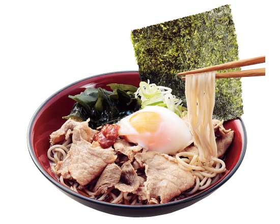 富士そば (冷)肉富士そば 又は うどん (Cold) Extra Meat Fuji Soba/Udon