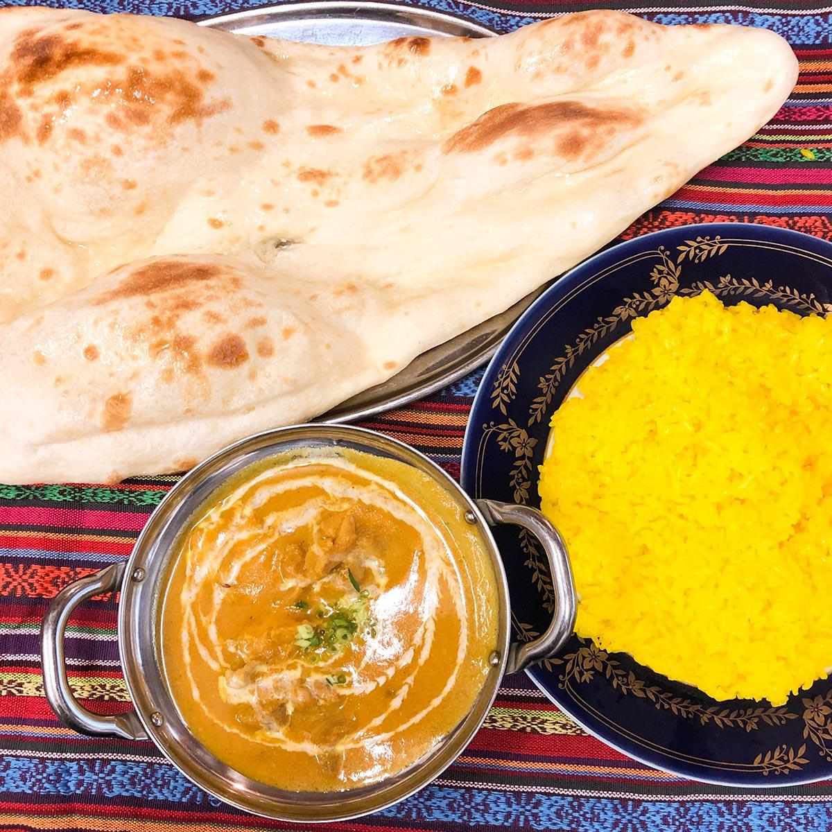 スバカマナ カレーナンセット curry Nan set