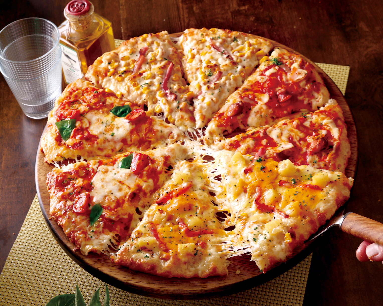 ピザーラスタイル マルゲリータのよくばりクォーター