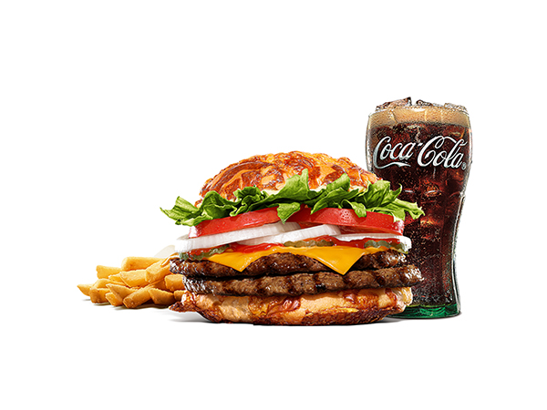 バーガーキング ダブルチーズアグリーバーガーセット