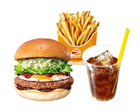 ゼッテリア ZETTERIA 【セット】大葉タルタルたまてりバーガー Shiso Tartar Teriyaki Burger with Egg Set