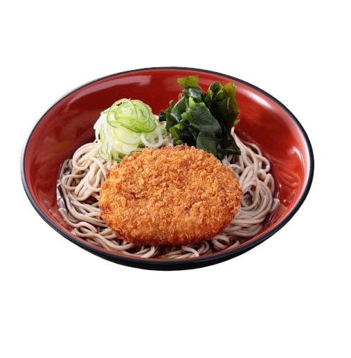 富士そば (冷)コロッケそば 又は うどん (Cold) Croquette Soba/Udon