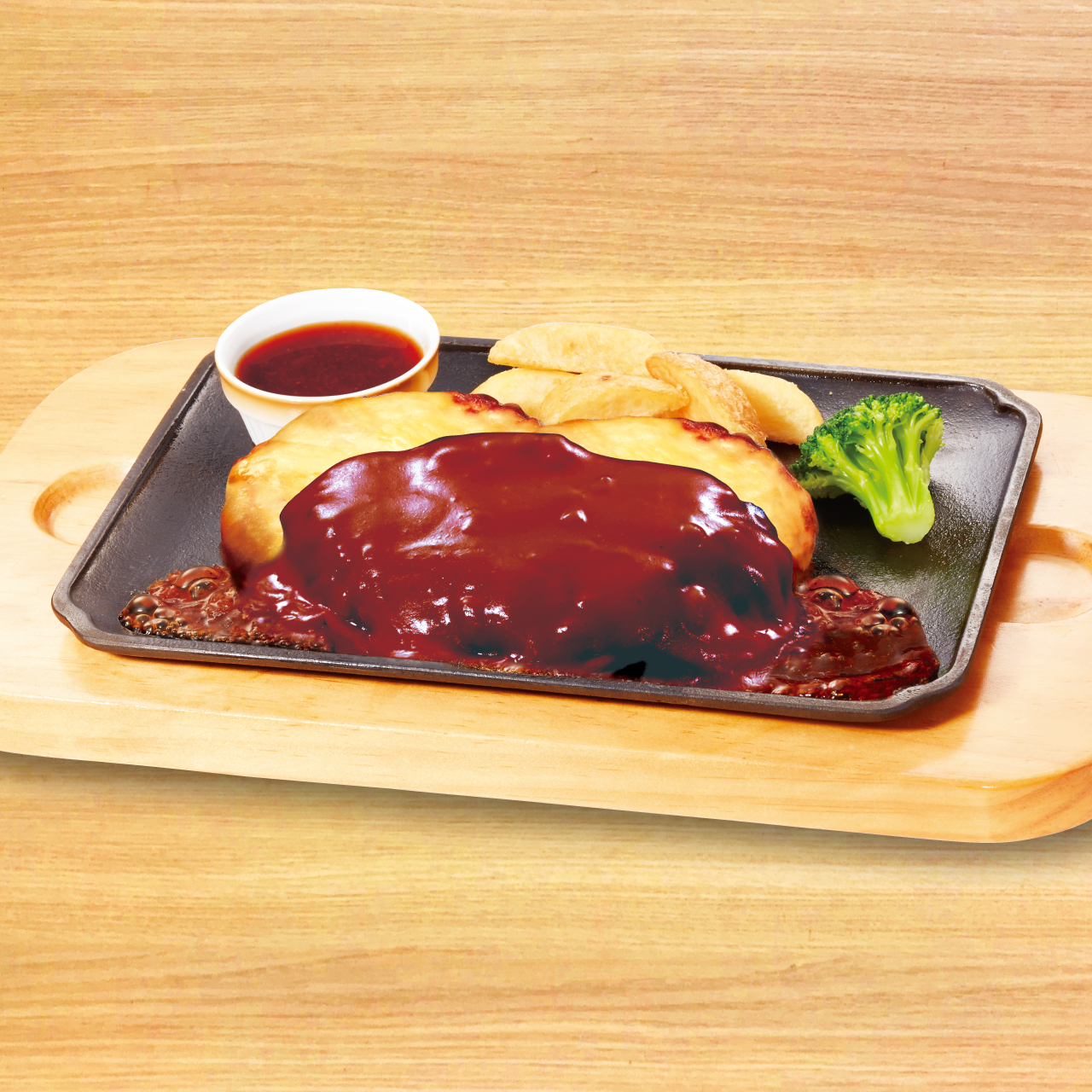 ビッグボーイ 【922】単品倍盛デミ＆チーズ手ごねハンバーグ