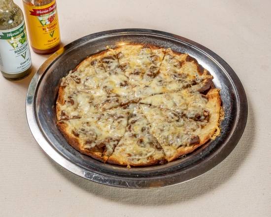 きんぴらごぼうの和風 ピザ