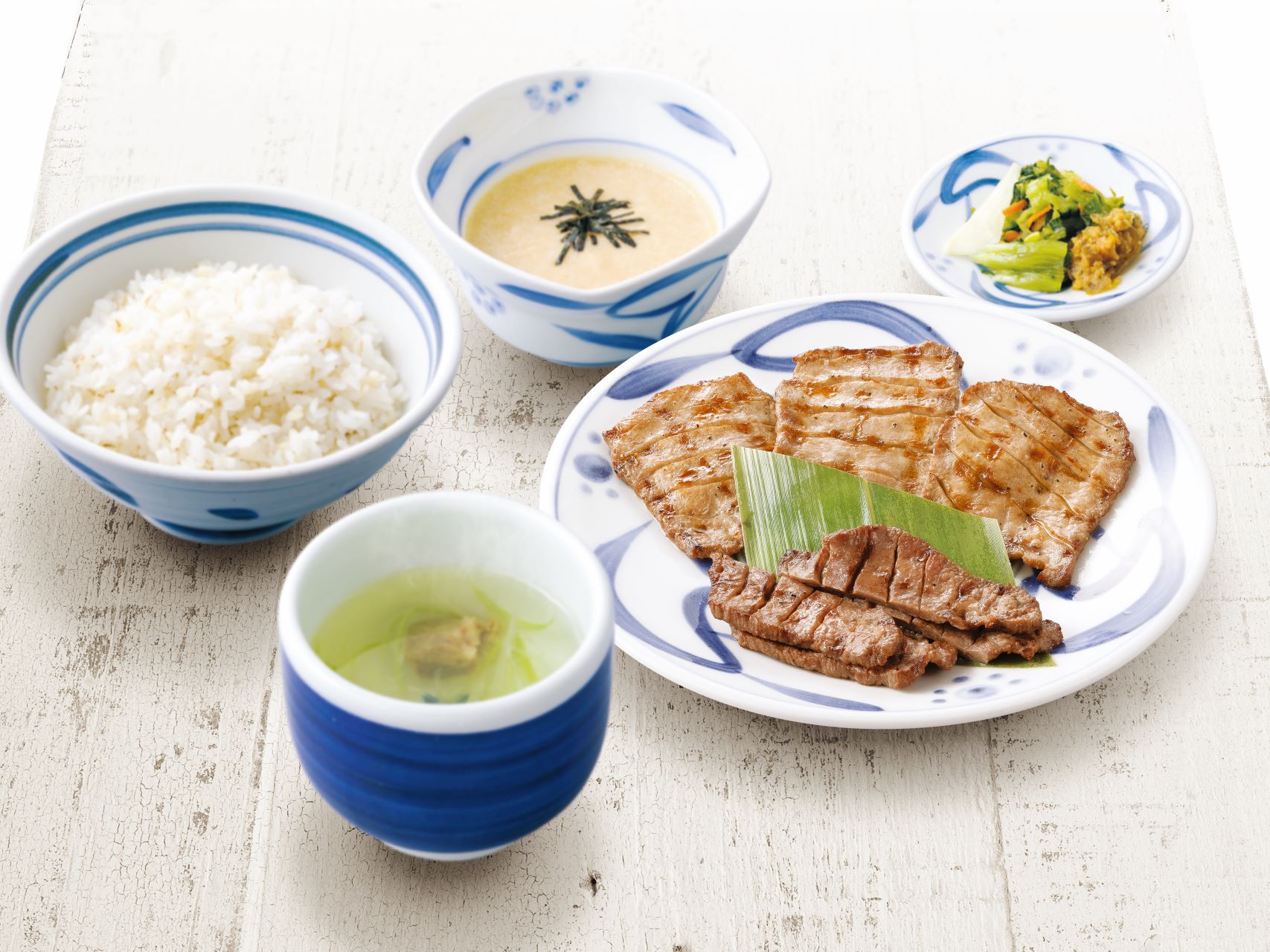 牛たん とろろ 麦めし ねぎし人気No.3 まるねセット