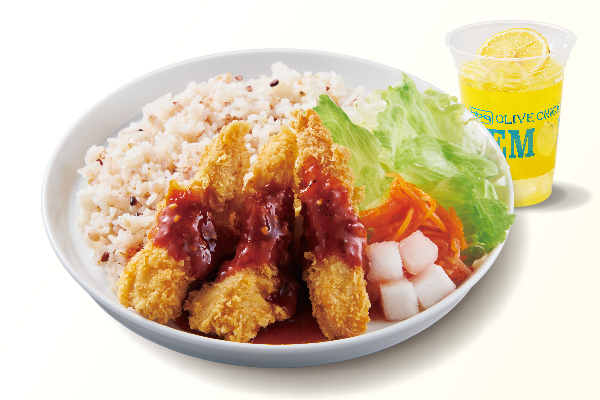 bb.qオリーブチキンカフェ 麻辣ホットチキンライスセット