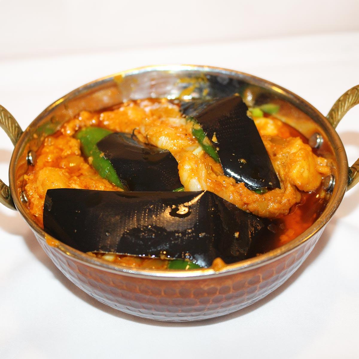 インド料理 ラム 14.マトン＆ナス / Mutton and Brinjal