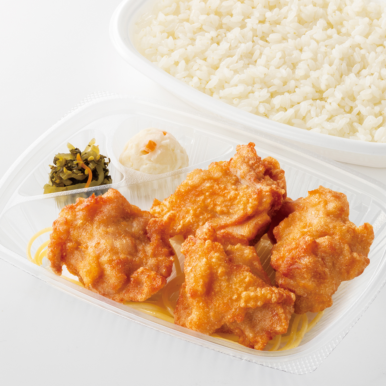 ほっともっと 4コ入りから揚弁当