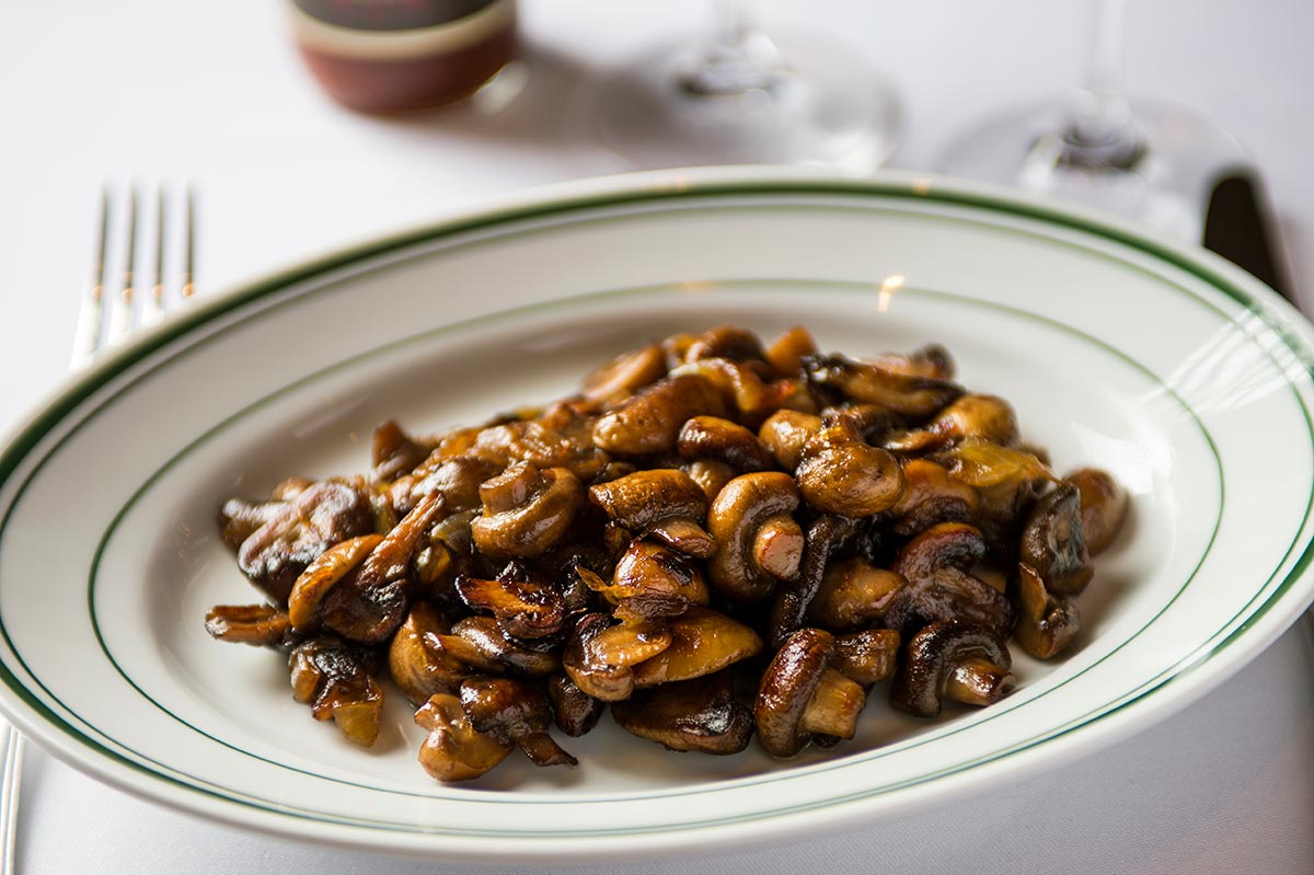 ウルフギャング・ステーキハウス マッシュルームソテー