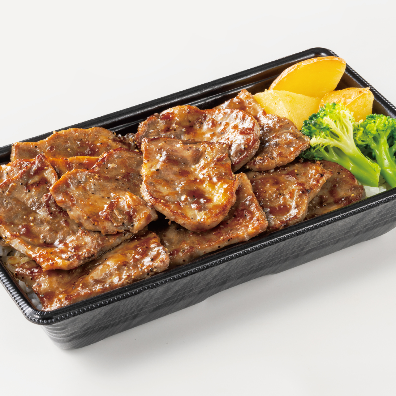 ほっともっと 新・Wビーフカットステーキ重(肉2倍)