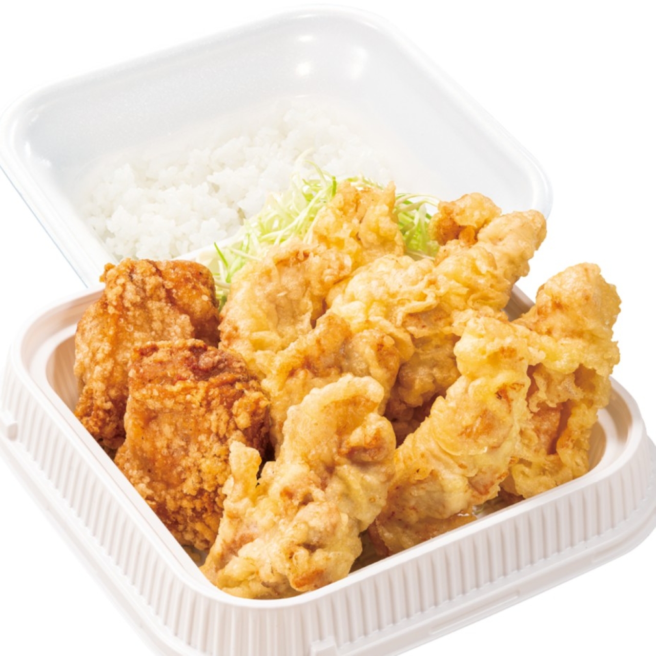 からやま とり天倍盛り合盛り弁当