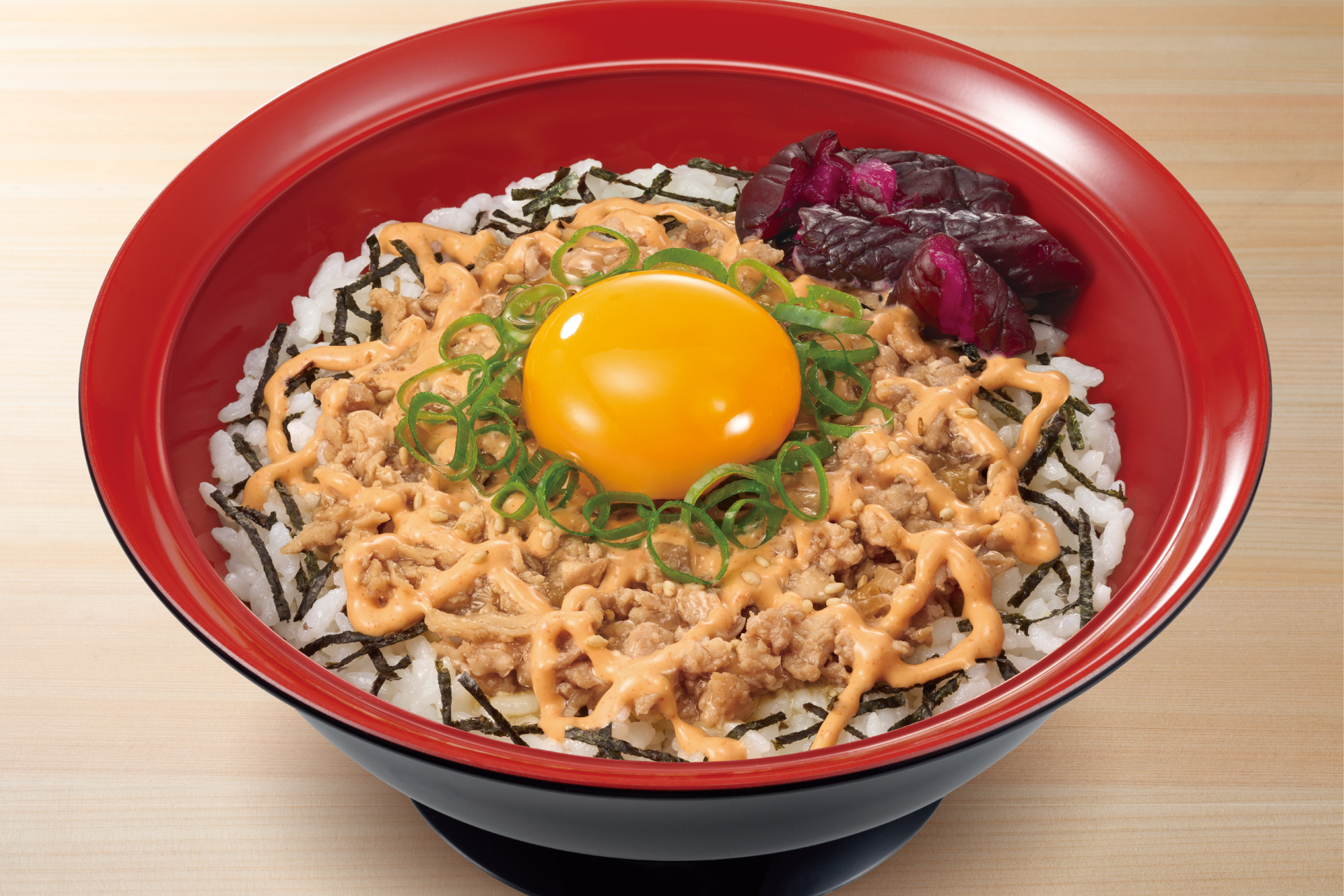 すき家 明太マヨ旨だしとりそぼろ丼