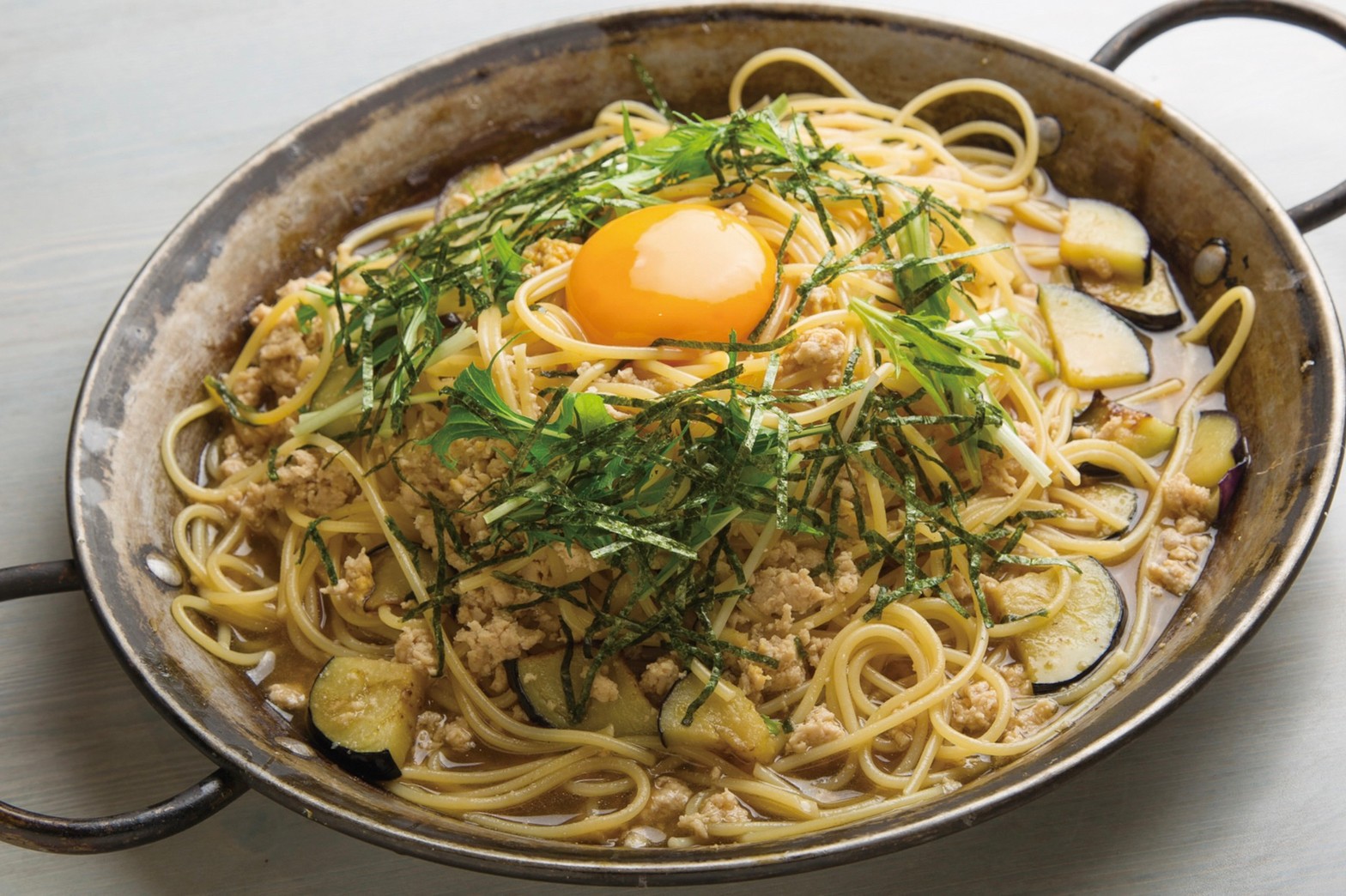 ココイロカフェ お月見大和パスタ