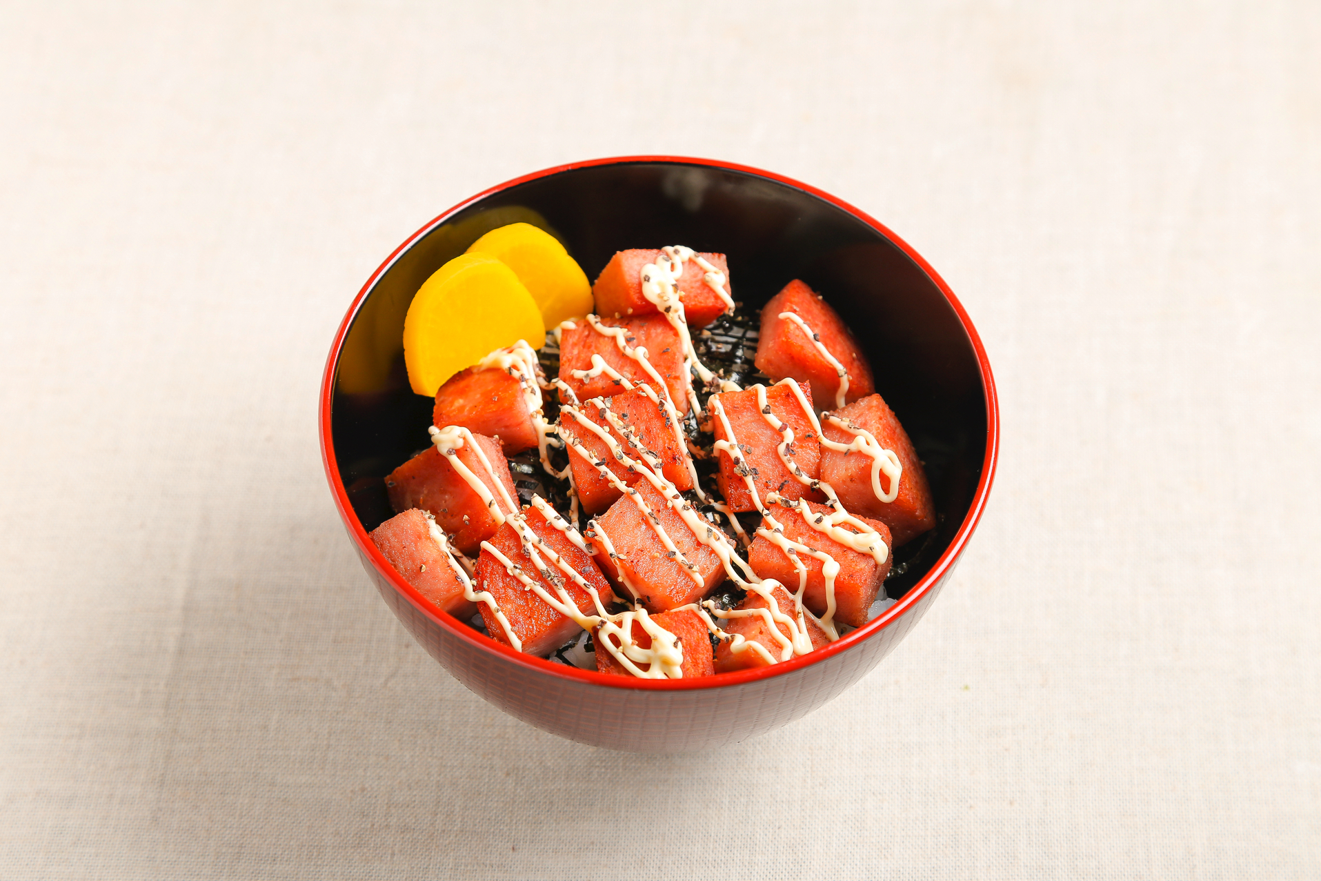 ぼんたぼんた スパム丼
