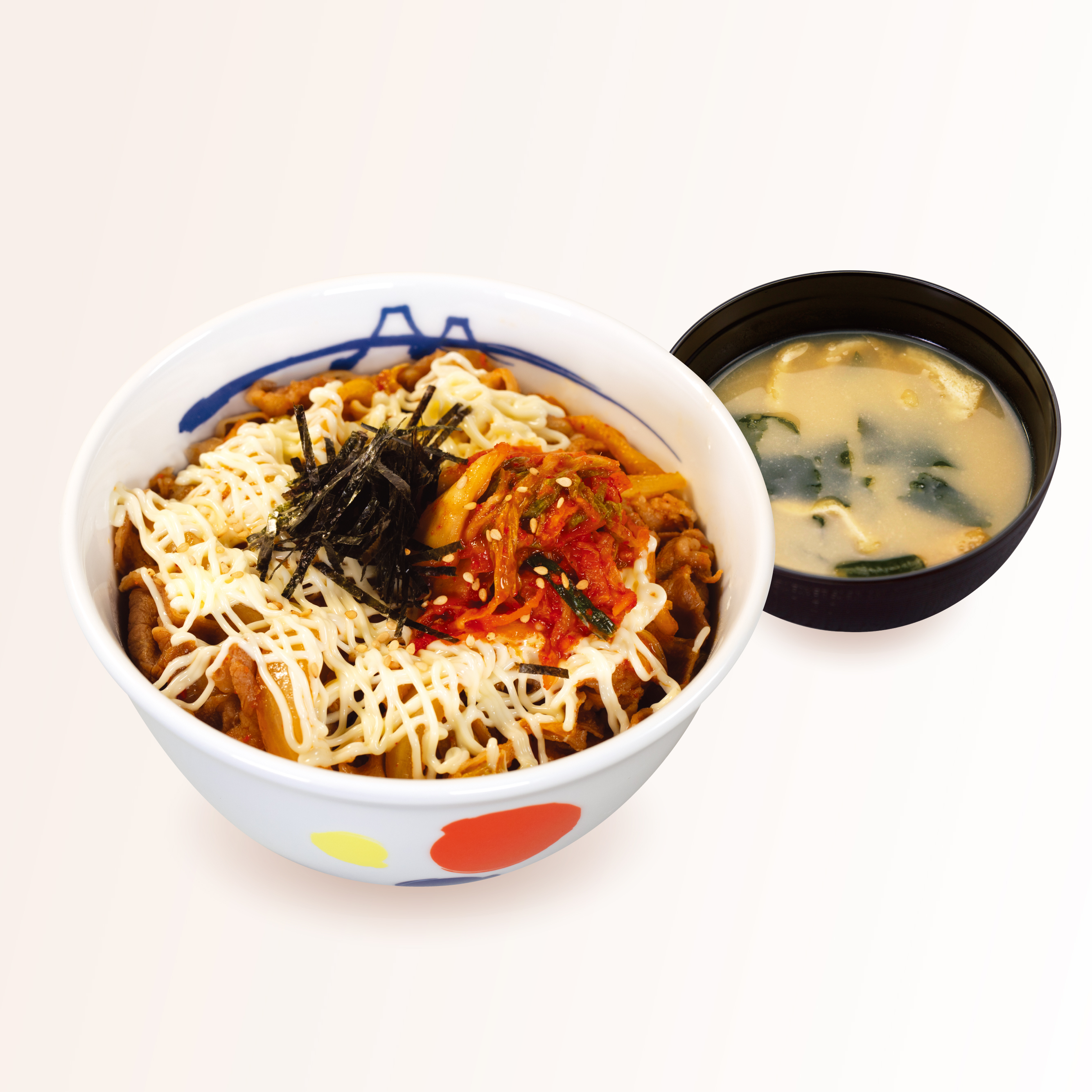 松屋 マヨキムチ牛めし(味噌汁付)