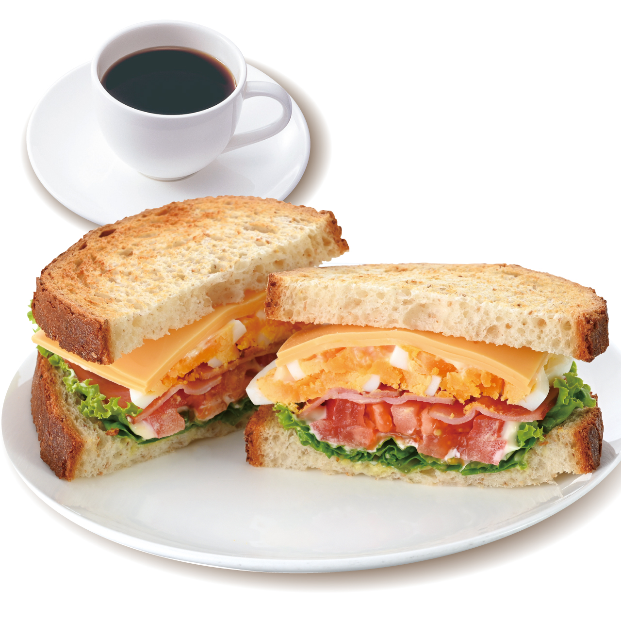 上島珈琲店 B・L・T withチーズエッグセット(レギュラーサイズドリンク付き)