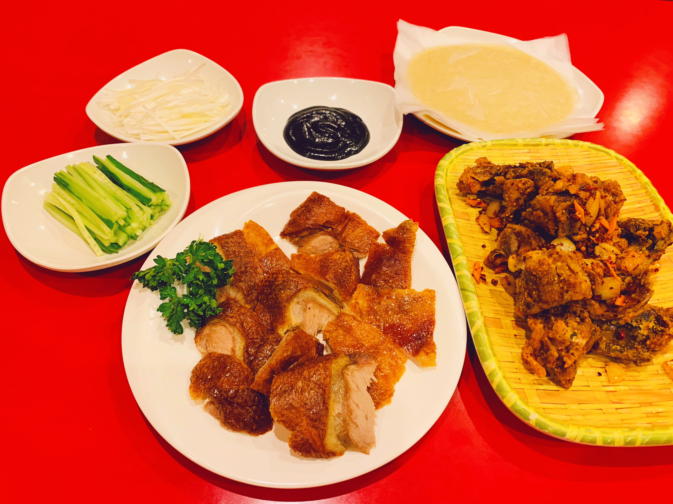 永利 北京ダック半匹(ニ種味わい)