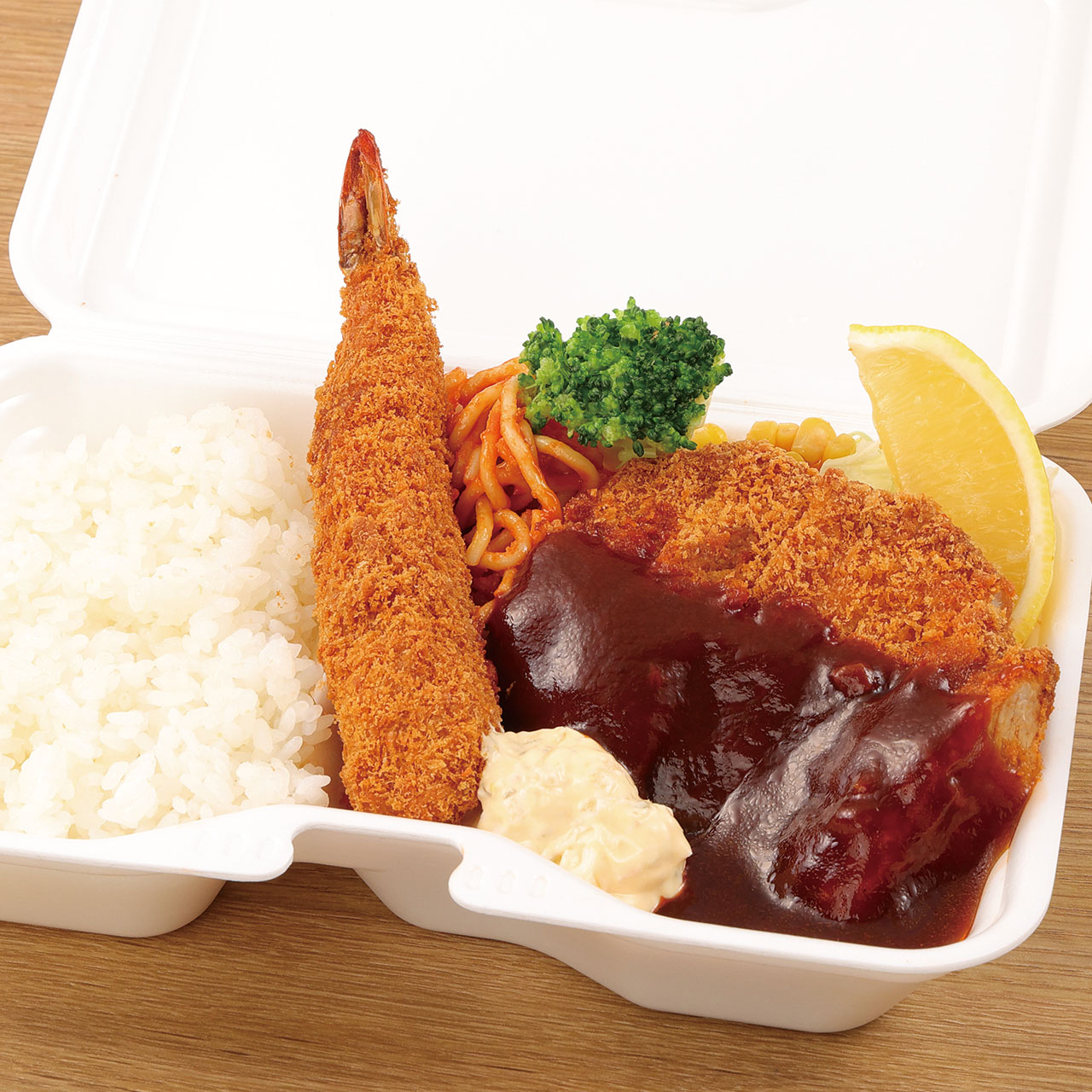 ピノキオ ポークカツ＆海老フライ弁当