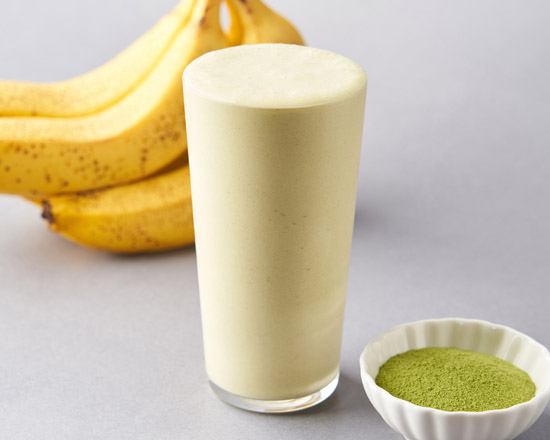 美と健康スムージースタイル 【抹茶】バナナスムージー Matcha Banana Smoothie