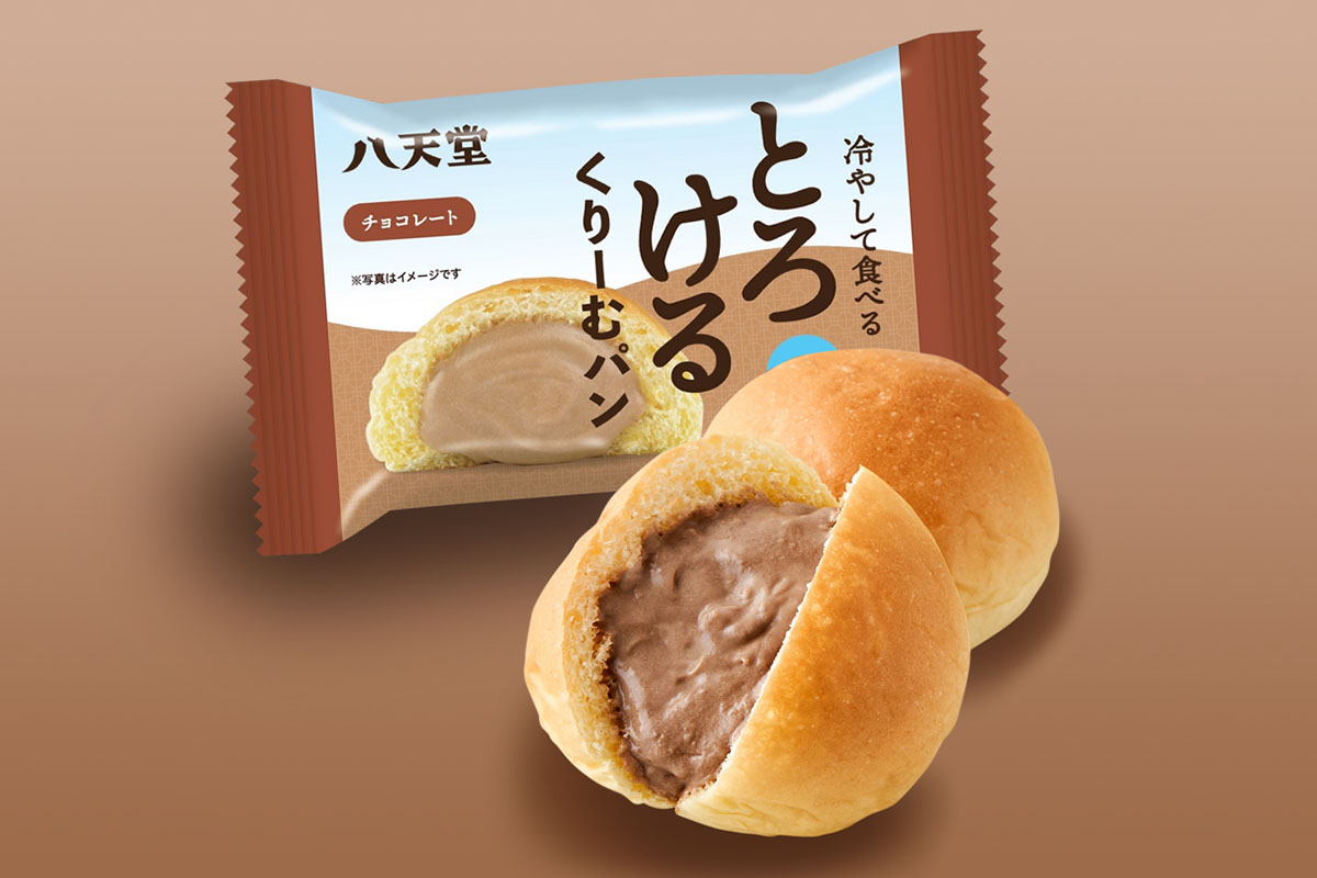 台湾カフェ 時香茶 【八天堂】冷やして食べるとろけるくりーむパン～チョコレート