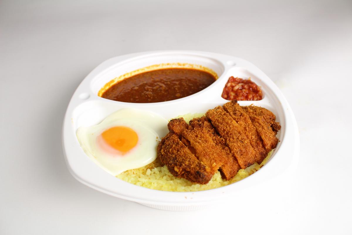 キーマカツカレー弁当(KK-BENTOU)