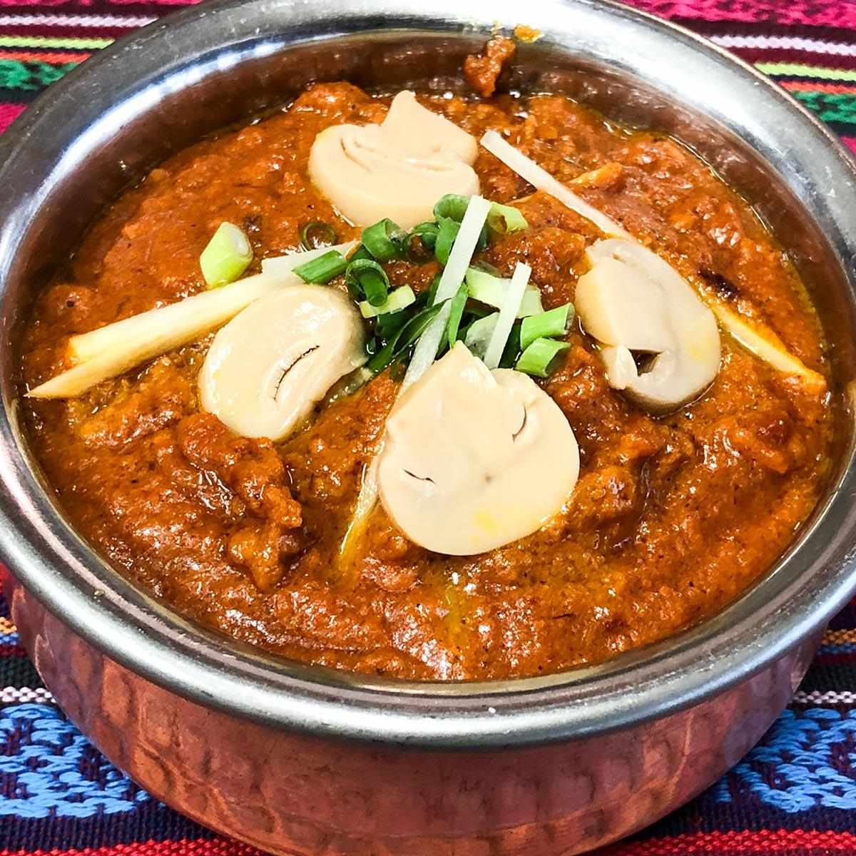 スバカマナ キーママシュルームカレー(Keema mushroom curry)