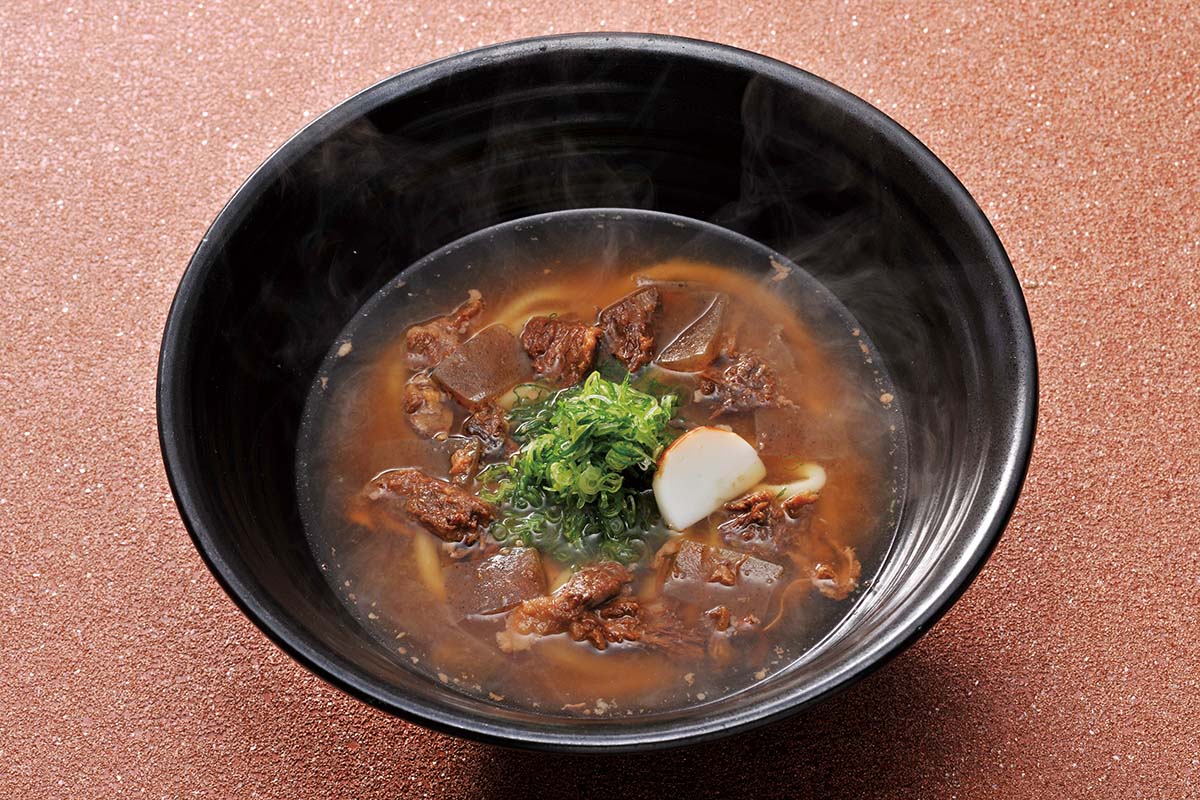 つるとんたん 牛すじぼっかけのおうどん