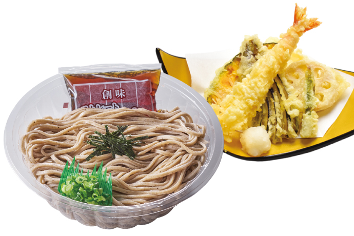 かつ丼と天丼の、かつてん 天ざるそば