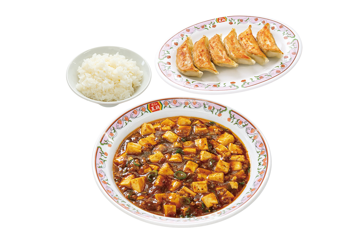 餃子の王将 麻婆豆腐セット(麻婆豆腐・餃子・ライス中)