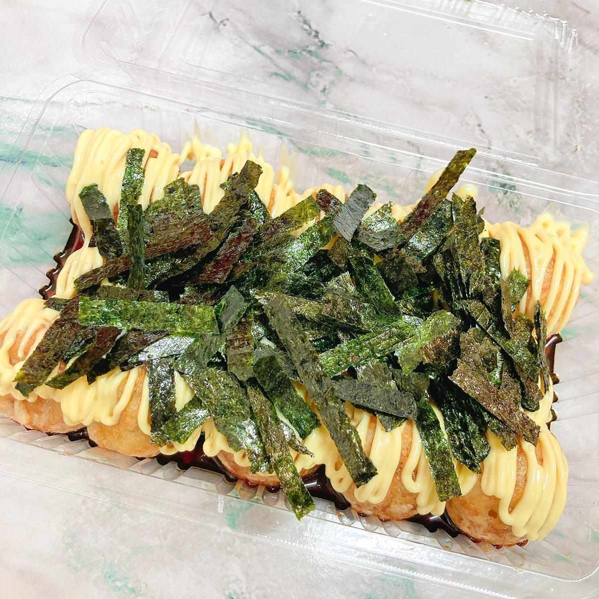 てったこ もち焼き(たこの代わりにもち)