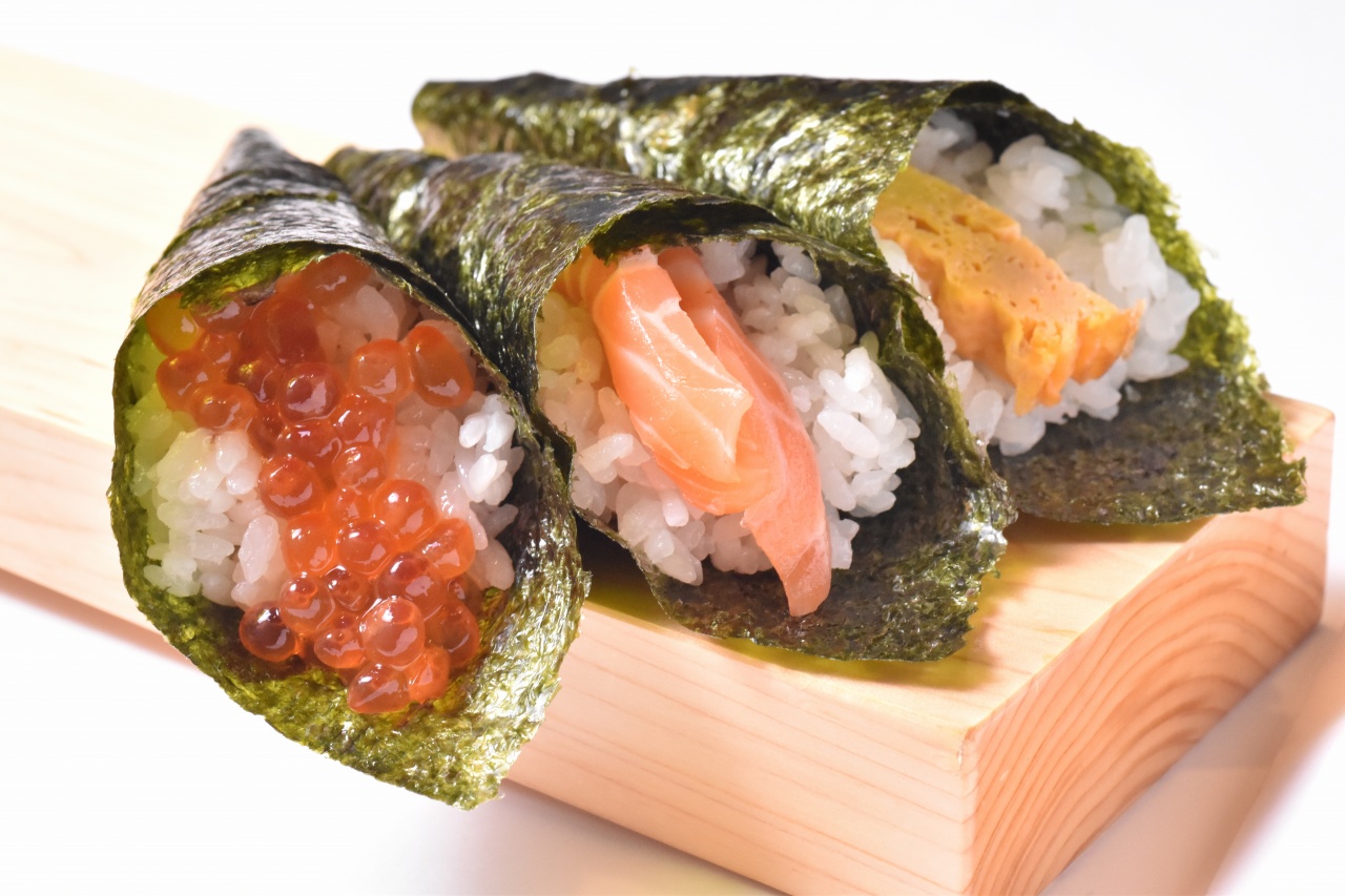 板前寿司 板前手巻き寿司お子様3本セット Kids Hand-rolled Sushi Set