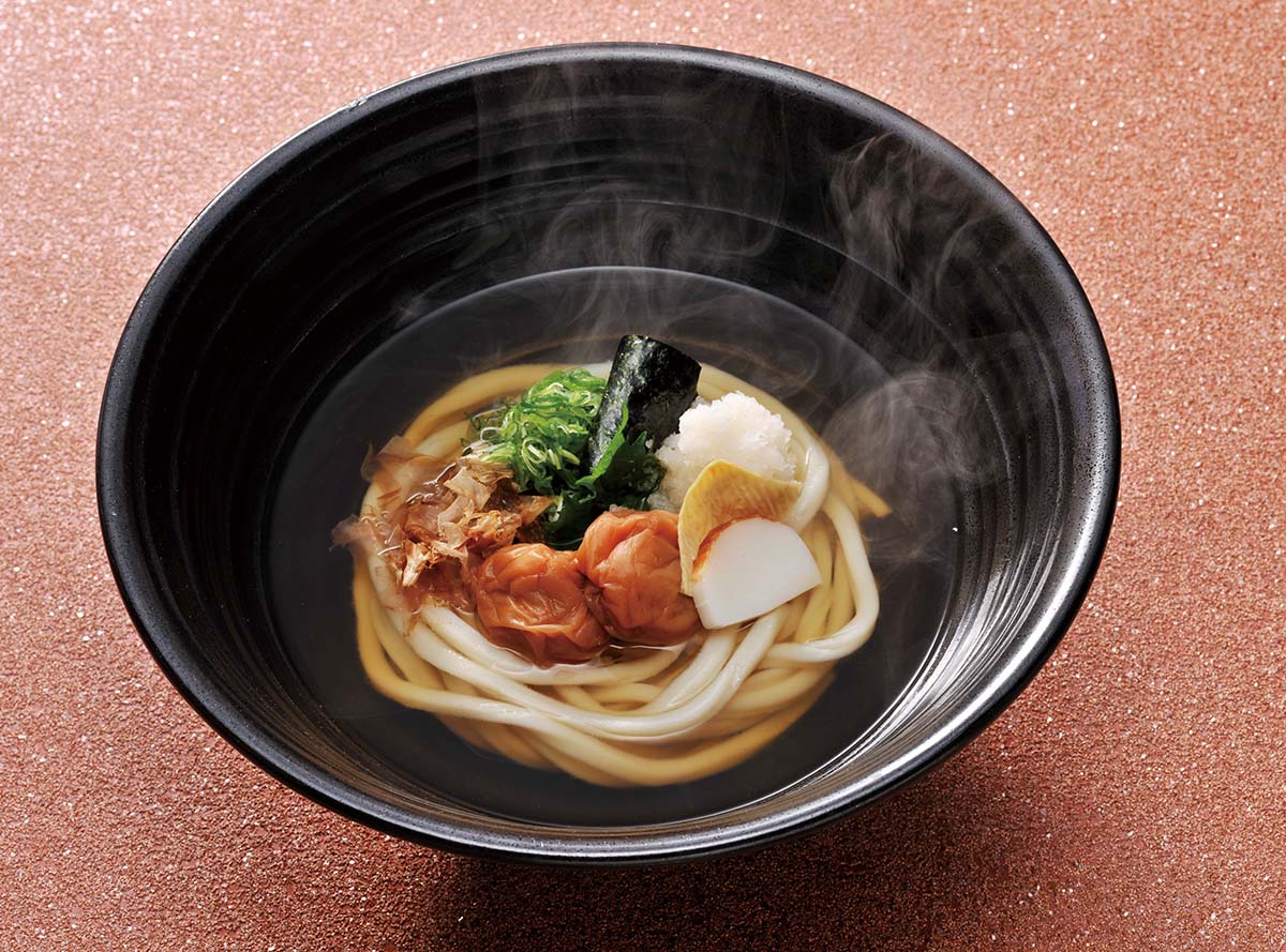 つるとんたん 紀州南高梅 梅干のおうどん