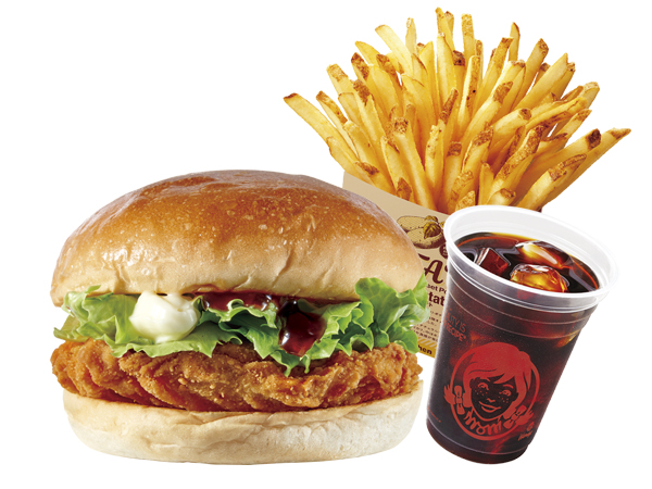 ウェンディーズ ・ファーストキッチン てりやきチキンサンドセット