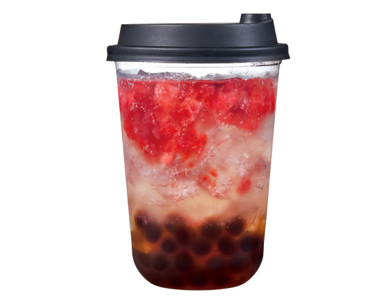 ファーストキッチン 台湾タピオカ贅沢ストロベリースパークリング