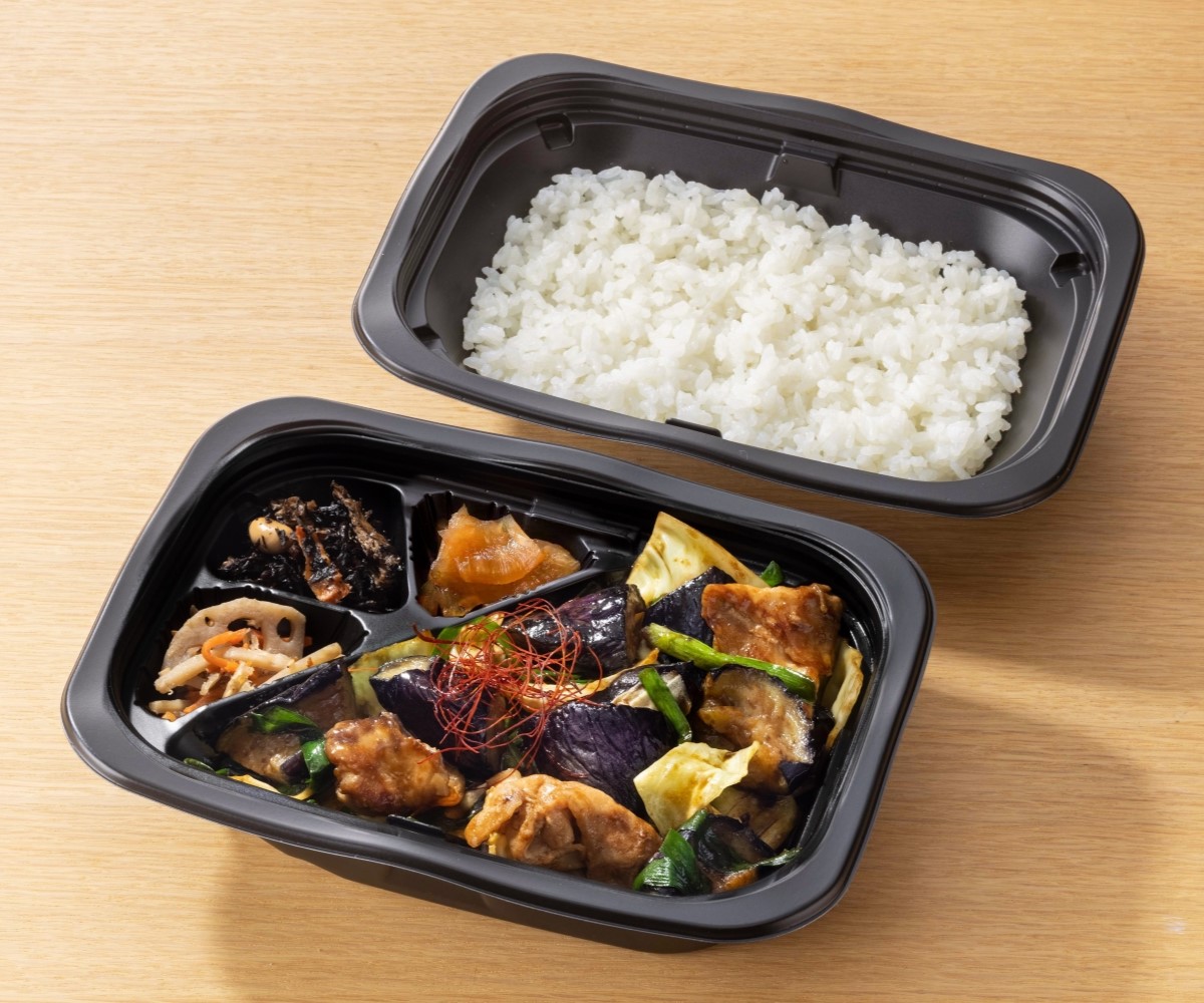 大戸屋 茄子と豚肉の味噌炒め弁当