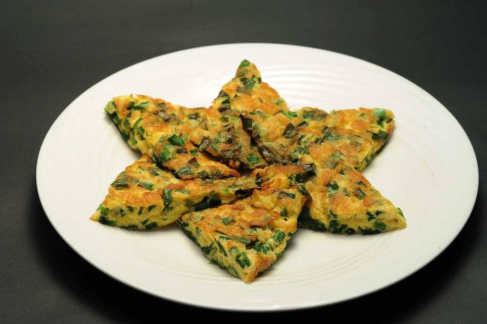 永利 ニラと玉子の中国風チヂミ