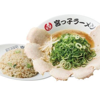 宮っ子ラーメン チャーシューセット