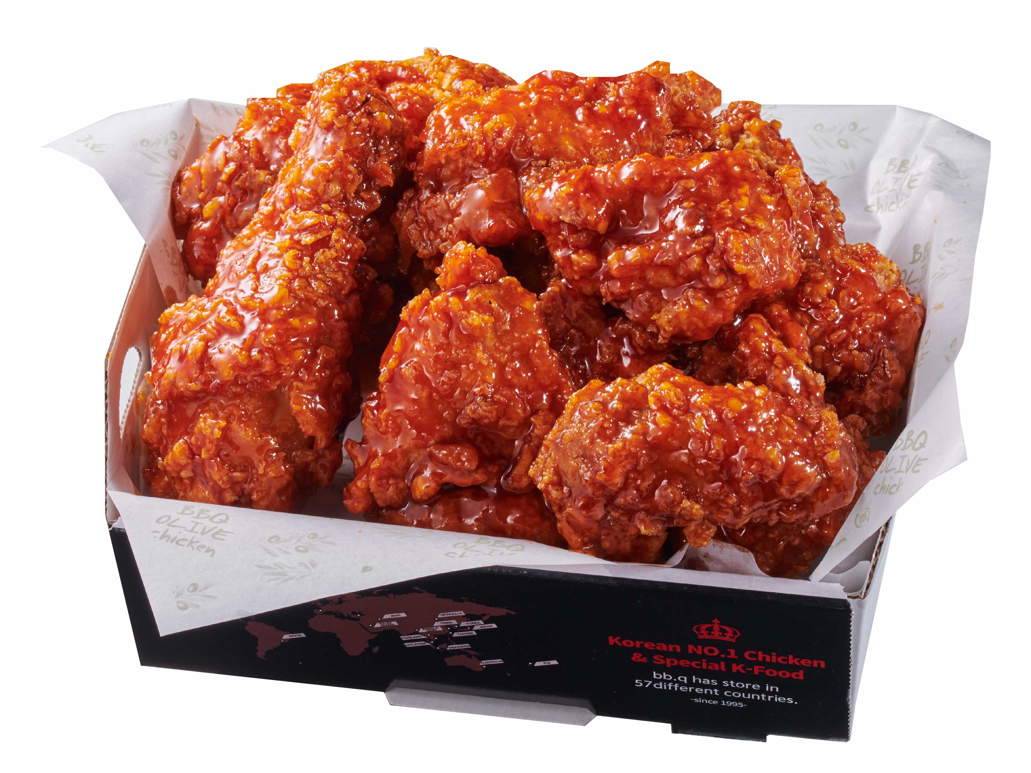 bb.qオリーブチキンカフェ 骨つきヤンニョムチキン【ピクルス付】