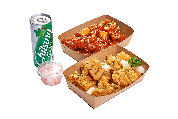 カマロチキン人気No.3 ハーフ＆ハーフチキン/Half＆Half Chicken