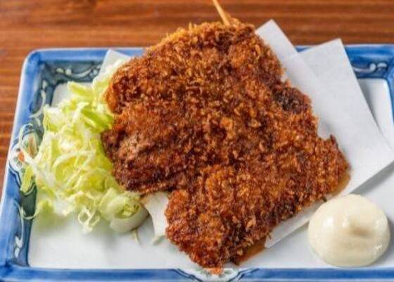もつ焼きばん 【ばん定番料理】レバカツ