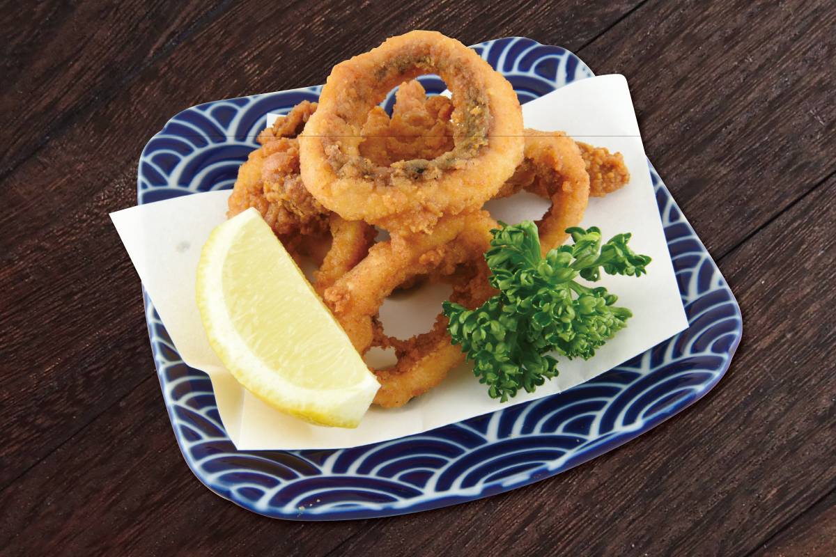 大起水産回転寿司 いかの唐揚げ[Deep-Fried Squid]