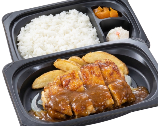 ステーキガスト 炭焼き風チキンステーキ弁当