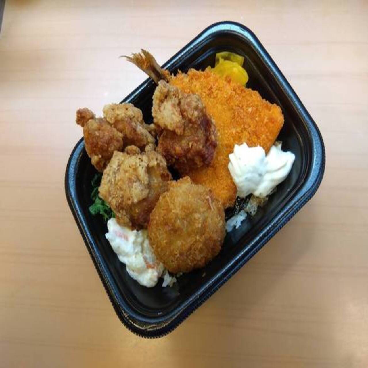 富士そば 唐揚げのり弁