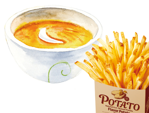 ウェンディーズ ・ファーストキッチン チキンコンソメ味ポテト(M)