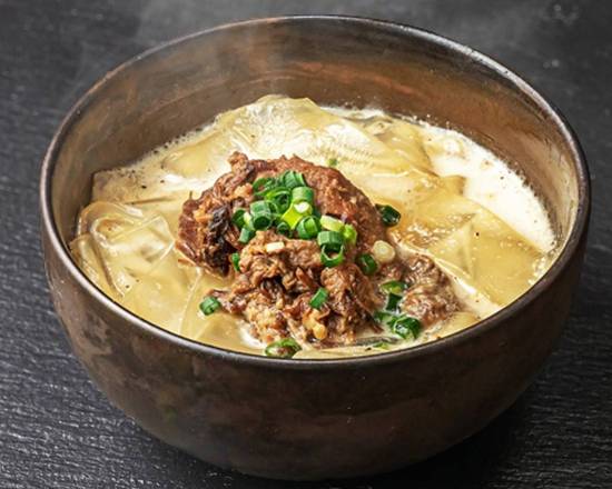 極太麻婆春雨 【白湯】牛すじ極太春雨