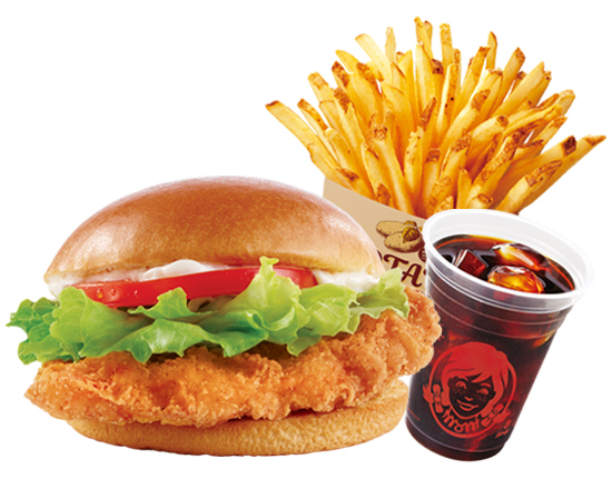 ウェンディーズ ・ファーストキッチン チキンフィレバーガーUSAセット