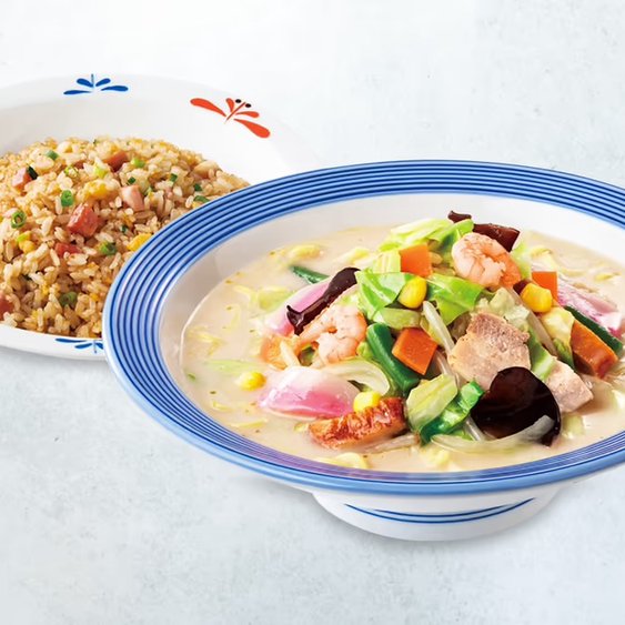 リンガーハット 長崎ちゃんぽん　チャーハンセット